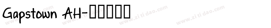 Gapstown AH字体转换